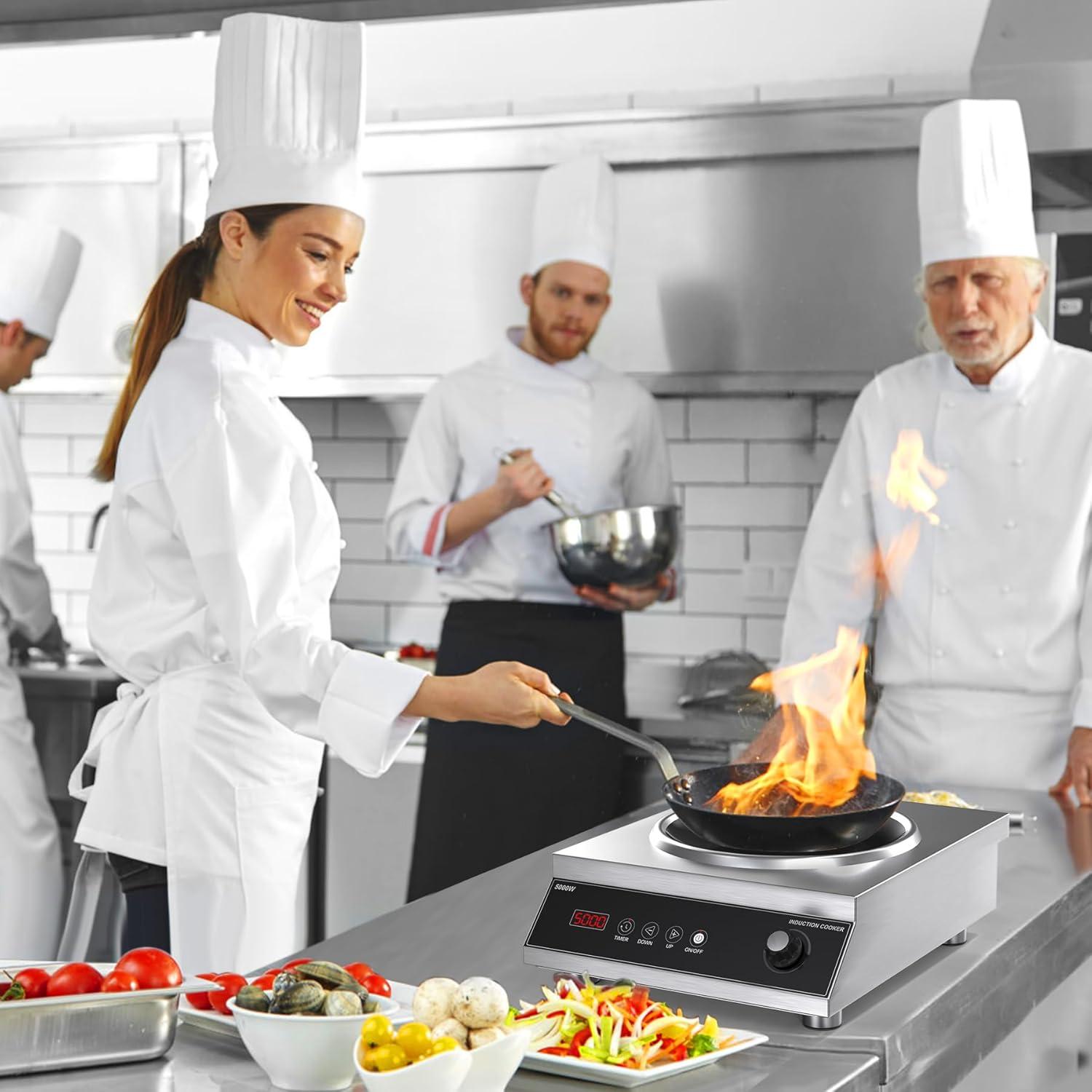 imageVBGK Induction Cooktop1800W Hot Plate for CookingInduction Stove Top with LCD Sensor Touch Control9 Temp LevelsChild Safety Lock ampamp Timer 110V Single Burner Electric CooktopFine