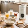 imageVBGK 8 in 1 Automatic Nut Milk Maker Blender with 20 Blades 40oz Homemade Coconut Soy Oat Almond Plant Based Milks and NonDairy Beverages with18H Delay StartKeep WarmBoil WaterSelfCleaning