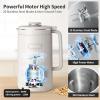 imageVBGK 8 in 1 Automatic Nut Milk Maker Blender with 20 Blades 40oz Homemade Coconut Soy Oat Almond Plant Based Milks and NonDairy Beverages with18H Delay StartKeep WarmBoil WaterSelfCleaning