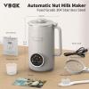 imageVBGK 8 in 1 Automatic Nut Milk Maker Blender with 20 Blades 40oz Homemade Coconut Soy Oat Almond Plant Based Milks and NonDairy Beverages with18H Delay StartKeep WarmBoil WaterSelfCleaning