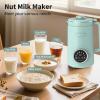 imageVBGK 8 in 1 Nut Milk Maker Blender With 20 Bladers40oz Soy Almond Oat Coconut Plant Based and Non Dairy Beverages Automatic Soybean Machine With Delay StartKeep WarmBoil WaterAutoclean