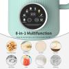 imageVBGK 8 in 1 Nut Milk Maker Blender With 20 Bladers40oz Soy Almond Oat Coconut Plant Based and Non Dairy Beverages Automatic Soybean Machine With Delay StartKeep WarmBoil WaterAutoclean