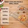 imageVBGK Cooling Rack Heavy Duty Stainless Steel Wire Rack for Baking Grilling Roasting Drying Nonstick 1181quotx866quot Oven ampamp Dishwasher Safe Compatible with Electric Cooktop