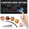imageVBGK Double Induction Cooktop110V 2300W 2 burner induction cooktop2 burner Hot Plate Electric burner with LCD Touch Screen 9 Levels Settings Child Safety Lock ampamp TimerSingle Burner Electric Cooktop