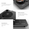 imageVBGK Double Induction Cooktop110V 4000W Electric burner2 burner Hot Plate LED Sensor Touch EnergySaving induction stove top with Child Safety Lock ampamp Timer 2 burner induction cooktop