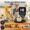 imageVBGK Electric Cooktop 1800W Single Burner Induction Cooktop with 9 Power Levels Timer and Knob Control 110120VSingle Burner Induction Cooktop