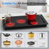 imageVBGK Electric Cooktop 36 inchBuiltin 36 inch Electric Cooktop 8000W Power Control by Knob 36 induction cooktop with 9 Power Levels with Child Safety Lock TimerOverTemperature 220V240V5 Burner Electric Cooktop
