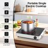 imageVBGK Electric Cooktop 36 inchBuiltin 36 inch Electric Cooktop 8000W Power Control by Knob 36 induction cooktop with 9 Power Levels with Child Safety Lock TimerOverTemperature 220V240VSingle Burner Electric Cooktop