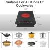 imageVBGK Electric Cooktop110V Electric Stove TopSingle Burner Electric Cooktop LED Touch Control9 Power Levels Kids Lock ampampTimerOverheat Protection2000W Portable Burner