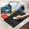 imageVBGK Electric Cooktop110V Electric Stove TopSingle Burner Electric Cooktop LED Touch Control9 Power Levels Kids Lock ampampTimerOverheat Protection2000W Portable Burner