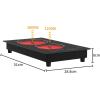 imageVBGK Electric Cooktop12 Inch Builtin Radiant Electric Stove Top110V 2100W 2 burner cooktop With 9 Heating Level Timer ampamp Kid Safety Lock Sensor Touch Control 2 burner Induction Cooktop