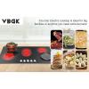 imageVBGK Electric cooktop 36 inch240V 8600W 36 inch Induction CooktopBuiltin and Countertop Electric Stove TopKnob Control 9 Heating Level Timer ampamp Kid Safety Lock