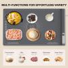 imageVBGK Food Heating Padsurface heating silicone electric heating tray10 stage temperature control 12 hours timer with Child Lock curling and portable for party buffet dailyHome Travel