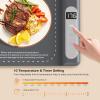 imageVBGK Food Heating Padsurface heating silicone electric heating tray10 stage temperature control 12 hours timer with Child Lock curling and portable for party buffet dailyHome Travel