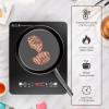 imageVBGK Portable Induction Cooktop110V 1800W Hot Plate Single burner induction cooktop With LED Sensor Touch 9 Power Levels 3h Timer Safety Lock portable cooktop