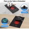 imageVBGK Portable induction Cooktop110V Single Burner Induction Stove Top1800W Induction Hot Plate Electric Burner7 Power Levels Kids Lock ampamp TimerLED touch controlOverheat ProtectionFine