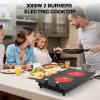 imageVBGK Portable induction Cooktop110V Single Burner Induction Stove Top1800W Induction Hot Plate Electric Burner7 Power Levels Kids Lock ampamp TimerLED touch controlOverheat ProtectionFine