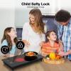 imageVBGK Portable induction Cooktop110V Single Burner Induction Stove Top1800W Induction Hot Plate Electric Burner7 Power Levels Kids Lock ampamp TimerLED touch controlOverheat ProtectionFine
