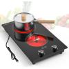 imageVBGK Portable induction Cooktop110V Single Burner Induction Stove Top1800W Induction Hot Plate Electric Burner7 Power Levels Kids Lock ampamp TimerLED touch controlOverheat ProtectionFine