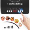 imageVBGK Portable induction Cooktop110V Single Burner Induction Stove Top1800W Induction Hot Plate Electric Burner7 Power Levels Kids Lock ampamp TimerLED touch controlOverheat ProtectionFine