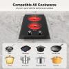 imageVBGK Portable induction Cooktop110V Single Burner Induction Stove Top1800W Induction Hot Plate Electric Burner7 Power Levels Kids Lock ampamp TimerLED touch controlOverheat ProtectionFine