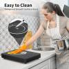 imageVBGK Single Burner Electric Cooktop110V 1800W Electric Stove Top with LED Touch Control 10 Power Levels 4 hTimer Safety LockPortable single burner cooktop