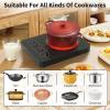 imageVBGK Single Burner Electric Cooktop110V 1800W Electric Stove Top with LED Touch Control10 Power Levels 4 hTimer Safety LockPortable cooktopOverheat protection