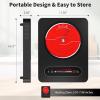 imageVBGK Single Burner Electric Cooktop110V 1800W Stove Top with LED Touch Control9 Power Levels Timer Safety Locksingle Electric burner Overheat protection