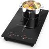 imageVBGK Double Induction Cooktop 2300W 110V 2 burner Induction Cooktop with LED Touch Screen 9 Levels Settings induction hot plate with Child Safety Lock ampamp Timer
