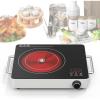 imageVBGK Electric Cooktop 36 inchBuiltin 36 inch Electric Cooktop 8000W Power Control by Knob 36 induction cooktop with 9 Power Levels with Child Safety Lock TimerOverTemperature 220V240VSingle Burner Electric Cooktop