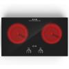 imageVBGK Electric Cooktop2400W Electric Stove TopCountertop and Builtin Hot Plate with Child Safety Lock Timer LED touch Knob ControlOverheat Protection110V 2 Burner Induction Cooktop