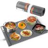 imageVBGK Food Heating Padsurface heating silicone electric heating tray10 stage temperature control 12 hours timer with Child Lock curling and portable for party buffet dailyHome Travel