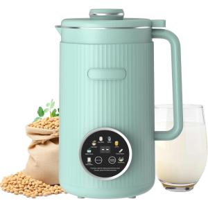 imageVBGK 8 in 1 Nut Milk Maker Blender With 20 Bladers40oz Soy Almond Oat Coconut Plant Based and Non Dairy Beverages Automatic Soybean Machine With Delay StartKeep WarmBoil WaterAutoclean