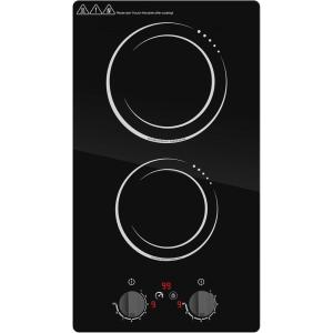 imageVBGK Double Induction Cooktop110V 2300W 2 burner induction cooktop2 burner Hot Plate Electric burner with LCD Touch Screen 9 Levels Settings Child Safety Lock ampamp Timer2 Burner induction cooktop