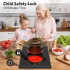 image:imageVBGK Electric Cooktop110V 2100W Electric Stove Top with LED touch Control9 Power Levels Kids Lock amp 2H TimerOverheat Protection stove12 Inch 2 burner cooktop