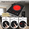 image:imageVBGK Single Burner Electric Cooktop110V 1800W Electric Stove Top with LED Touch Control10 Power Levels 4HTimer Safety Lock portable cooktop Overheat protection