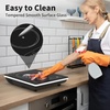 image:imageVBGK Single Burner Electric Cooktop110V 1800W Electric Stove Top with LED Touch Control8 Power Levels 4H Timer Safety Lockportable single burner cooktop Overheat protection