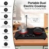 image:imageVBGK electric hobBuiltin Design and Countertop Stove Top with Knob ControlampTouch Control9 Power Level Timer amp Kid Safety Lock220V 2100W 2 burner electric hob2 Burner Induction Cooktop