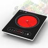image:imageVBGK Single Burner Electric Cooktop110V 1800W Electric Stove Top with LED Touch Control8 Power Levels 4H Timer Safety Lockportable single burner cooktop Overheat protection