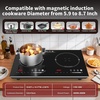 image:imageVBGK 2 burner cooktop110V 4000W 2 burner induction stove top with Brushed Panel LED touch Control induction cooker with 8 Power Levels Kids Lock amp 4H Timer2 burner induction cooktop