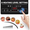 image:imageVBGK Double Induction Cooktop110V 2300w 2 burnerinduction cooktop2 burner Hot Plate Electric burner withLCD Touch Screen 9 Levels Settings Child Safety Lock ampTimerSingle Burner Electric Cooktop
