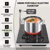 image:imageVBGK Double Induction Cooktop110V 2300w 2 burnerinduction cooktop2 burner Hot Plate Electric burner withLCD Touch Screen 9 Levels Settings Child Safety Lock ampTimerSingle Burner Electric Cooktop
