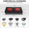 image:imageVBGK Double Induction Cooktop110V 2300w 2 burnerinduction cooktop2 burner Hot Plate Electric burner withLCD Touch Screen 9 Levels Settings Child Safety Lock ampTimerDouble Electric Cooktop