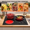 image:imageVBGK Double Induction Cooktop110V 2300w 2 burnerinduction cooktop2 burner Hot Plate Electric burner withLCD Touch Screen 9 Levels Settings Child Safety Lock ampTimer3 Burners Electric Cookto
