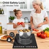 image:imageVBGK Single Burner Induction CooktopHot Plate with 6 Cooking Modes portable cooktop with LCD touch control9 Levels amp4H Timer1800W 110V Portable induction Cooktopdouble induction cooktop