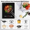 image:imageVBGK Single Burner Induction CooktopHot Plate with 6 Cooking Modes portable cooktop with LCD touch control9 Levels amp4H Timer1800W 110V Portable induction Cooktopsingle burner induction cooktop
