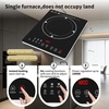 image:imageVBGK Single Burner Induction CooktopHot Plate with 6 Cooking Modes portable cooktop with LCD touch control9 Levels amp4H Timer1800W 110V Portable induction Cooktopsingle burner induction cooktop
