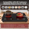 image:imageVBGK Single Burner Induction CooktopHot Plate with 6 Cooking Modes portable cooktop with LCD touch control9 Levels amp4H Timer1800W 110V Portable induction Cooktop2 burner electric cooktop