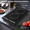 image:imageVBGK Single Burner Induction CooktopHot Plate with 6 Cooking Modes portable cooktop with LCD touch control9 Levels amp4H Timer1800W 110V Portable induction Cooktopdouble induction cooktop