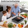 image:imageVBGK Single Burner Induction CooktopHot Plate with 6 Cooking Modes portable cooktop with LCD touch control9 Levels amp4H Timer1800W 110V Portable induction Cooktopsingle burner induction cooktop